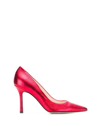 Красные кожаные туфли от Marc Ellis