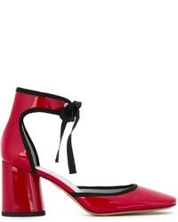 Красные кожаные туфли от Marc Jacobs