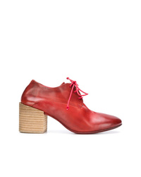 Красные кожаные туфли от Marsèll