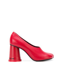 Красные кожаные туфли от MM6 MAISON MARGIELA