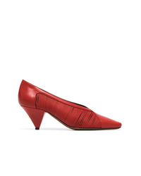 Красные кожаные туфли от Neous