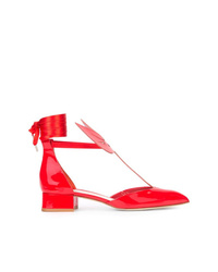 Красные кожаные туфли от Olgana