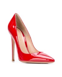 Красные кожаные туфли от Gianvito Rossi