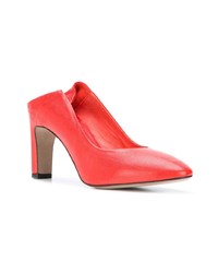 Красные кожаные туфли от Officine Creative