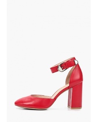 Красные кожаные туфли от Portal