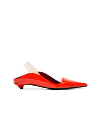 Красные кожаные туфли от Proenza Schouler