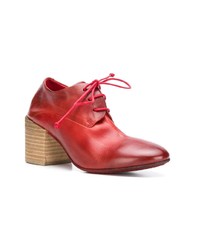 Красные кожаные туфли от Marsèll