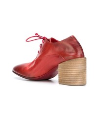 Красные кожаные туфли от Marsèll