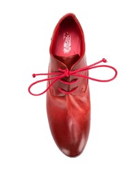 Красные кожаные туфли от Marsèll