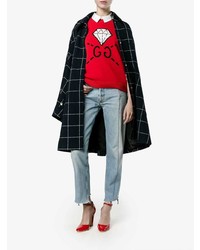 Красные кожаные туфли от Gianvito Rossi