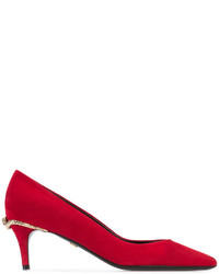 Красные кожаные туфли от Roberto Cavalli