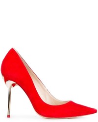 Красные кожаные туфли от Sophia Webster