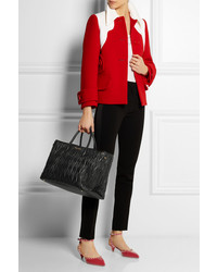 Красные кожаные туфли от Miu Miu