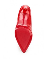 Красные кожаные туфли от Sweet Shoes