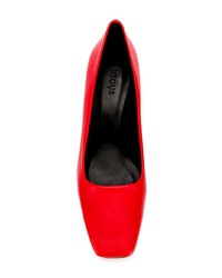 Красные кожаные туфли от Neous