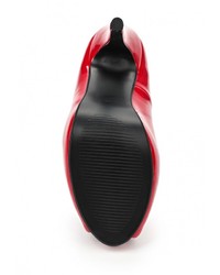 Красные кожаные туфли от Tulipano