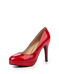 Красные кожаные туфли от Tulipano