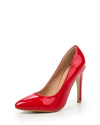 Красные кожаные туфли от Tulipano
