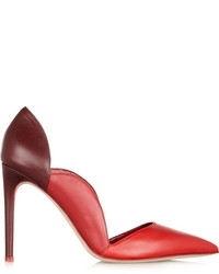 Красные кожаные туфли от Valentino