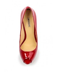 Красные кожаные туфли от Vitacci