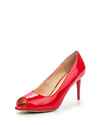 Красные кожаные туфли от Vitacci