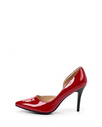 Красные кожаные туфли от Zenden Woman