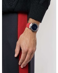 Мужские красные кожаные часы от D1 Milano