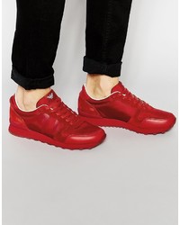 Мужские красные кроссовки от Armani Jeans