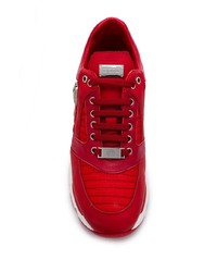 Мужские красные кроссовки от Philipp Plein