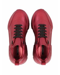 Мужские красные кроссовки от Dolce & Gabbana