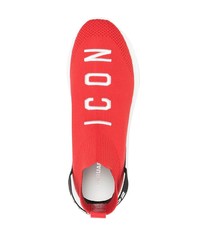 Мужские красные кроссовки от DSQUARED2