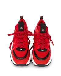 Мужские красные кроссовки от Philipp Plein