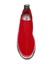 Женские красные кроссовки от Kenzo