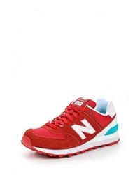 Женские красные кроссовки от New Balance