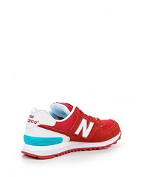 Женские красные кроссовки от New Balance