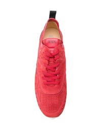 Женские красные кроссовки от Tod's