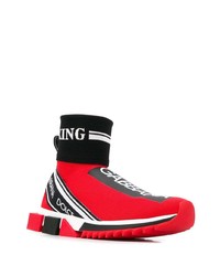 Мужские красные кроссовки от Dolce & Gabbana