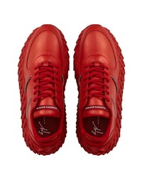 Мужские красные кроссовки от Giuseppe Zanotti