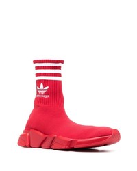 Мужские красные кроссовки от Balenciaga