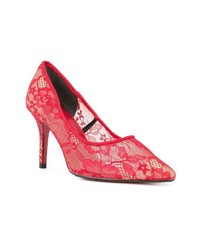 Красные кружевные туфли от Loveless
