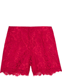 Женские красные кружевные шорты от Dolce & Gabbana