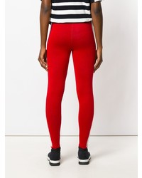 Красные леггинсы от MSGM