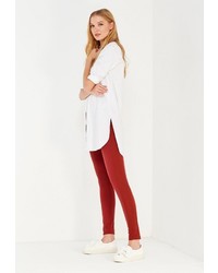 Красные леггинсы от Modis