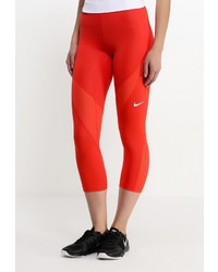 Красные леггинсы от Nike