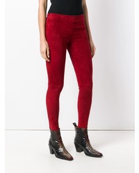 Красные леггинсы от Stouls