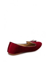 Женские красные лоферы от L.Day