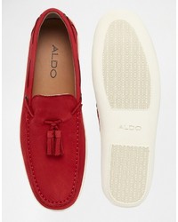 Мужские красные лоферы от Aldo