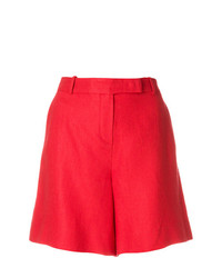 Женские красные льняные шорты от Loro Piana
