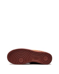 Мужские красные низкие кеды из плотной ткани от Nike