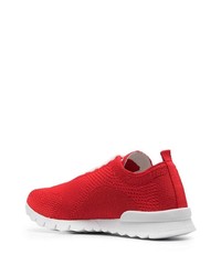 Мужские красные низкие кеды от Kiton